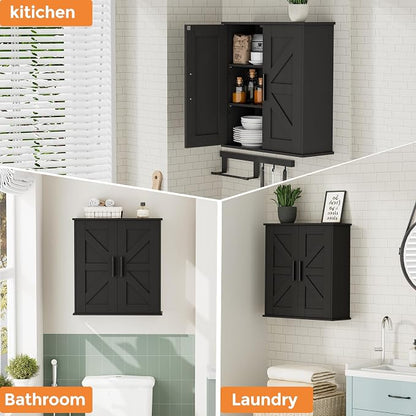 Homleke Bathroom Wall Cabinet, Medicine Cabinet - Image 6