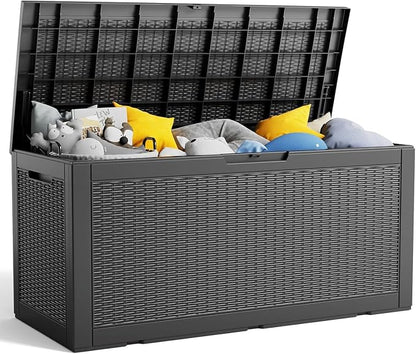 100 Gallon Deck Box, Resin Outdoor Storage Box by OutdoorLivingPerfected