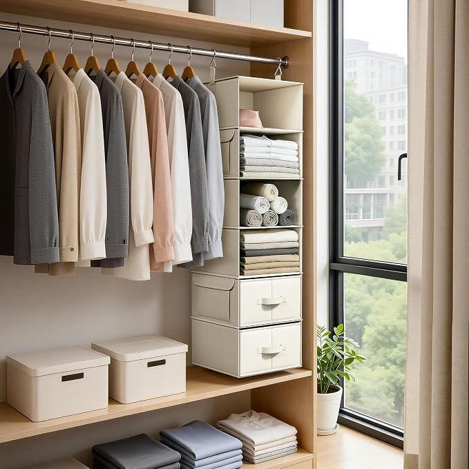 Vailando 6-Shelf Hanging Closet Organizer - Image 8