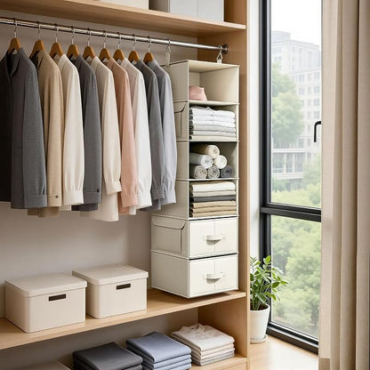 Vailando 6-Shelf Hanging Closet Organizer - Image 8