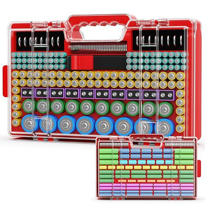Battery Organizer Storage Holder Box Case by Narotood