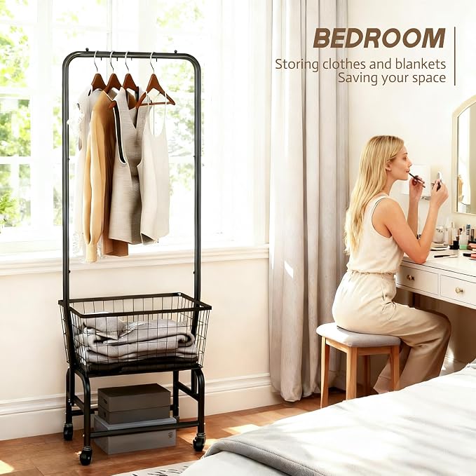 ALIMORDEN Rolling Laundry Cart - Image 7
