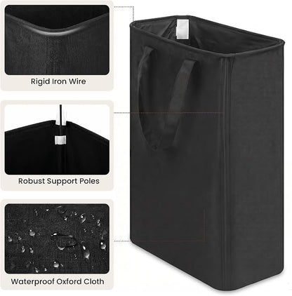 efluky 2 Pack Slim Laundry Basket - Image 3