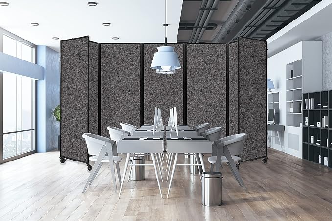 Versare Room Divider 360 Portable Wall Partition | Folding Panels | Large - Image 6