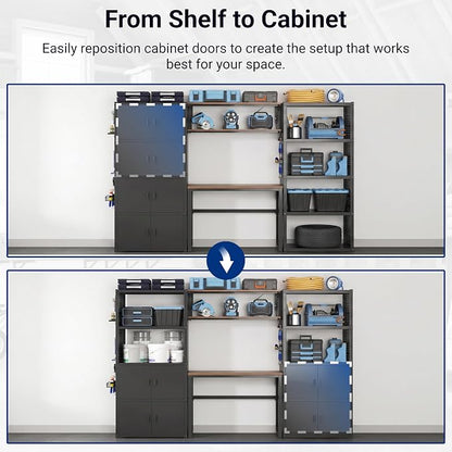 FLEXIMOUNTS 117" W Modular Garage Storage Cabinet - Image 4