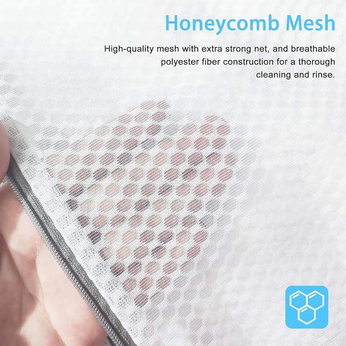 PrettyCare 3 Medium Mesh Laundry Bags - Image 3