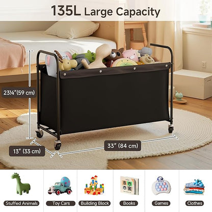 StorageWorks Toy Box with Wheels - Image 2