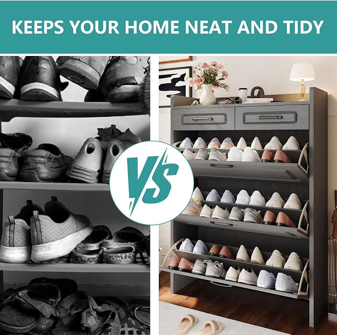 Shoe Cabinet Storage for Entryway - Image 4