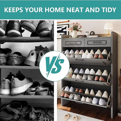 Shoe Cabinet Storage for Entryway - Image 4
