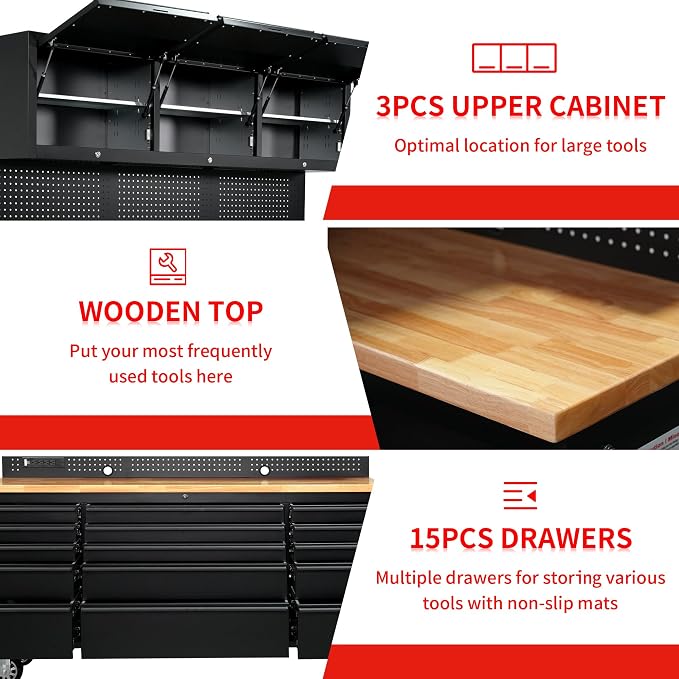 CT Copper Tailor 72-inch Rolling Tool Chest - Image 7