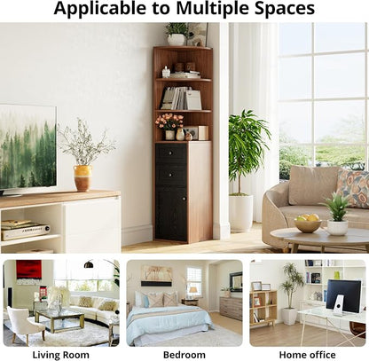 IRONCK Corner Bookshelf and Bookcase - Image 7