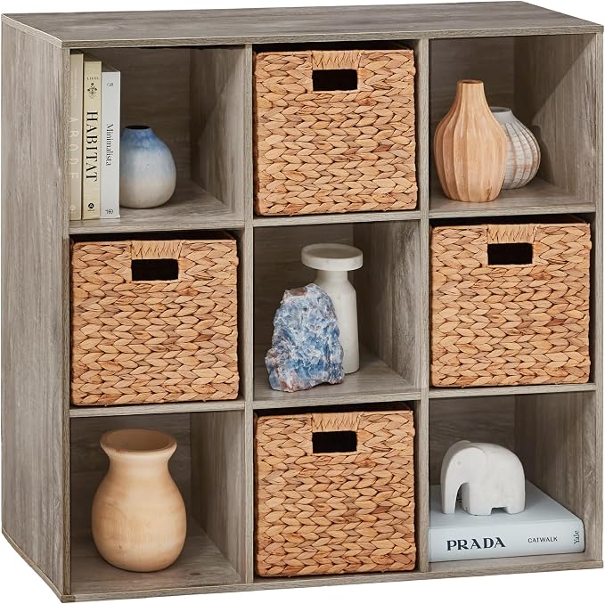Best Choice Products 9-Cube Storage Organizer, 11in Shelf Opening, Display Shelf by Unknown