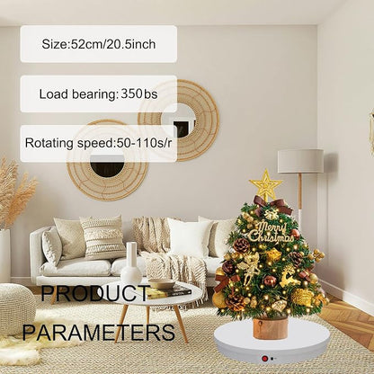 JAYEGT Motorized Rotating Display Stand, 350Lbs Load，360 Degree Electric - Image 3