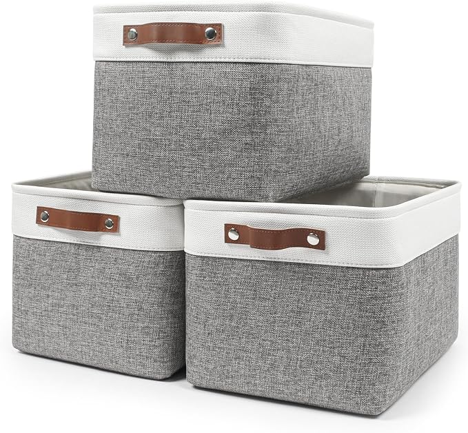 Storage Bins Large Fabric Storage Baskets by Bagnizer