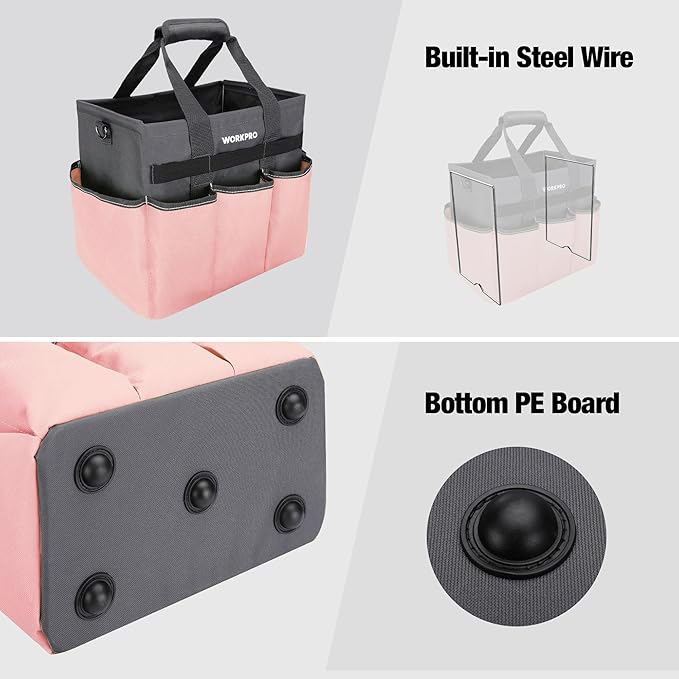 WORKPRO Garden Tool Bag, Heavy Duty Gardening Tote Bag Organizer - Image 5