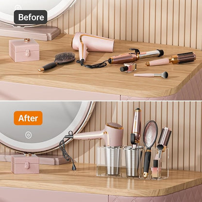 Hair Tool Organizer Acrylic: Hair Dryer Holder Wall Mount - Image 6