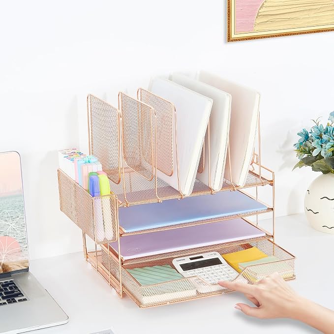 Desk Organizers and Accessories, 3-Tier Paper Organizer - Image 6