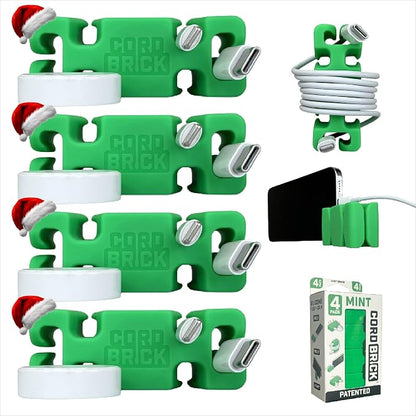 CordBrick Stocking Stuffers for Adults Cord Management Weighted Cord Holder by CordBrick