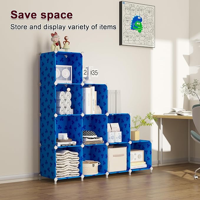 UNKU 10 Cube Storage Organizer, Closet Organizer Storage Shelves, Clothes - Image 4