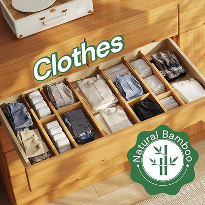 kiplant Bamboo Drawer Dividers - Image 7