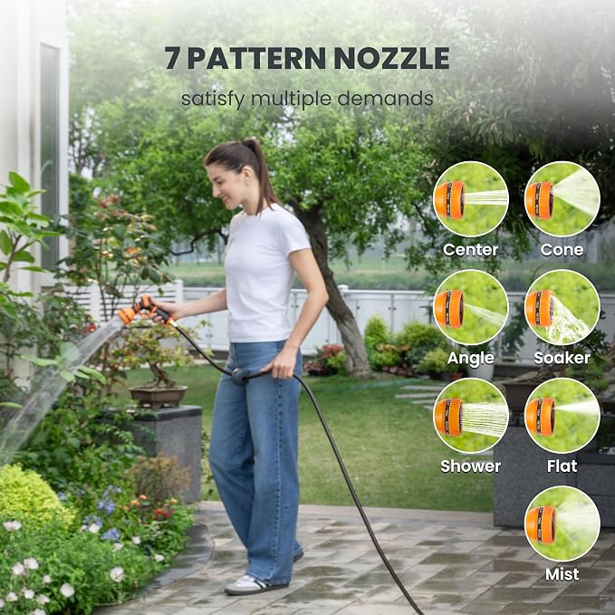 Giraffe Tools PRO Heavy Duty Retractable Garden Hose Reel - 78ft 1/2 Inch Auto - Image 5