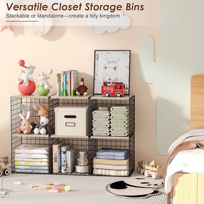Hencawima 4-Tier Stackable Closet Organizers and Storage, Dual-Layer Reinforced - Image 7