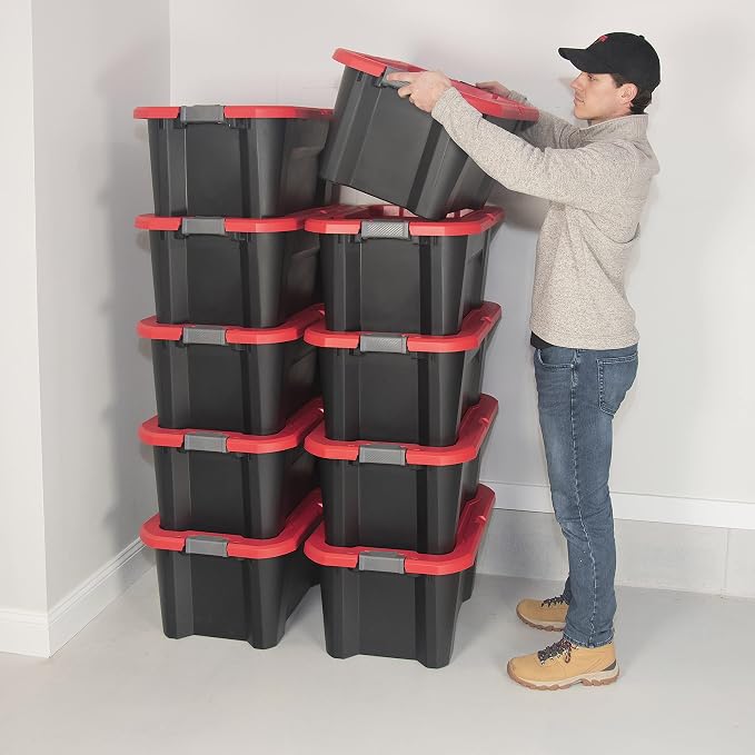 CRAFTSMAN CX 20-Gallon Heavy Duty Stackable Storage Bins - Image 6
