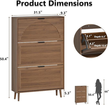 BORNOON Shoe Cabinet for Entryway - Image 2