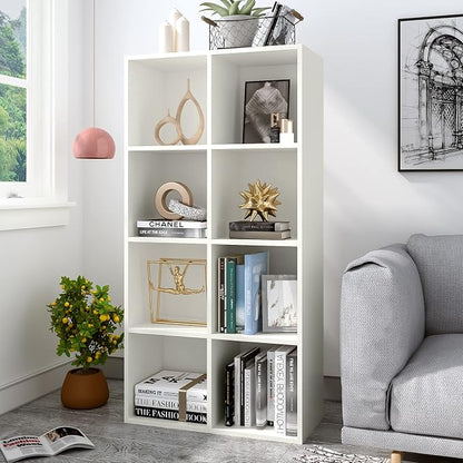 8-Cube Storage Shelf Bookcase - Image 2