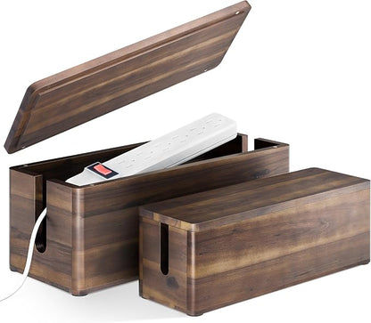 Acacia Large Cable Management Box by TIDITA