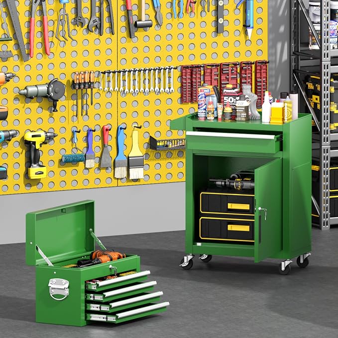 Greenvelly Tool Chest, 5-Drawer Rolling Tool Chest - Image 2