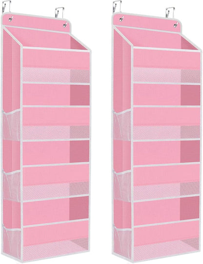 2 Pack Over The Door Organizer Hanging Storage Organizers by SpaceHacks