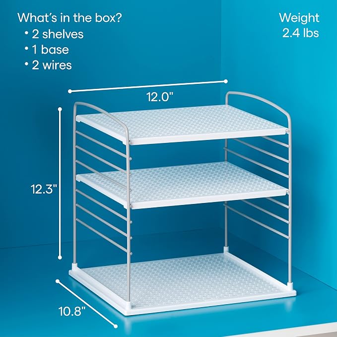 YouCopia UpSpace Cabinet Box Organizer, Adjustable Kitchen and Pantry Shelf - Image 4