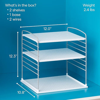 YouCopia UpSpace Cabinet Box Organizer, Adjustable Kitchen and Pantry Shelf - Image 4