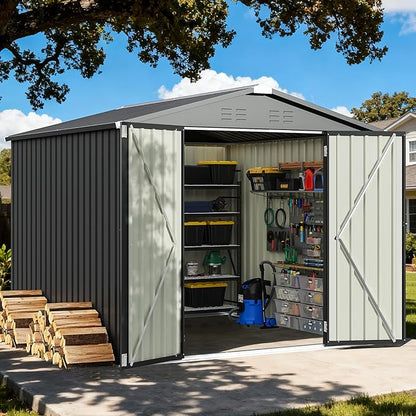 Patiowell 8x8 FT Outdoor Storage Shed by Patiowell