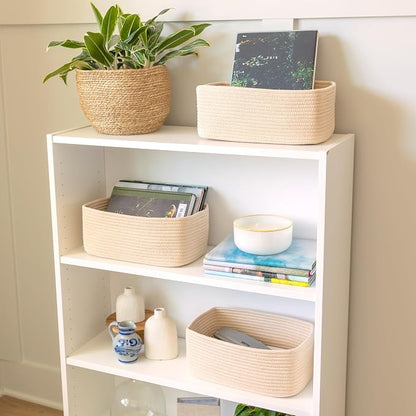 NaturalCozy 13.5”x8.5”x5.5” Storage Baskets - Image 3
