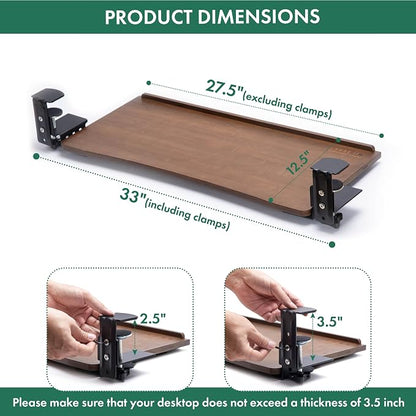 D'vine Dev Keyboard Tray Under Desk - Image 2