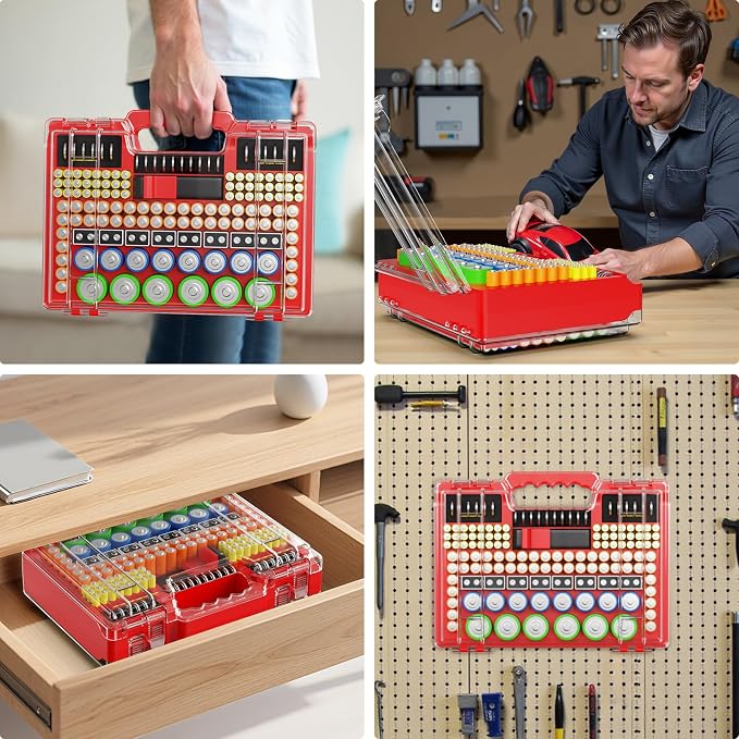 Battery Organizer Storage Holder Box Case - Image 6