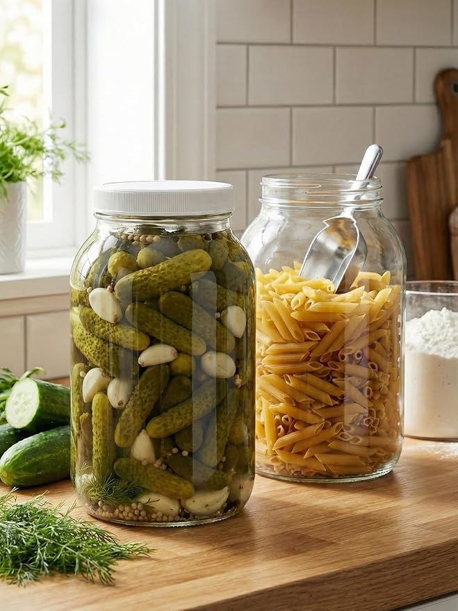 Sally's Organics Large 1 Gallon Glass Jars - Image 4