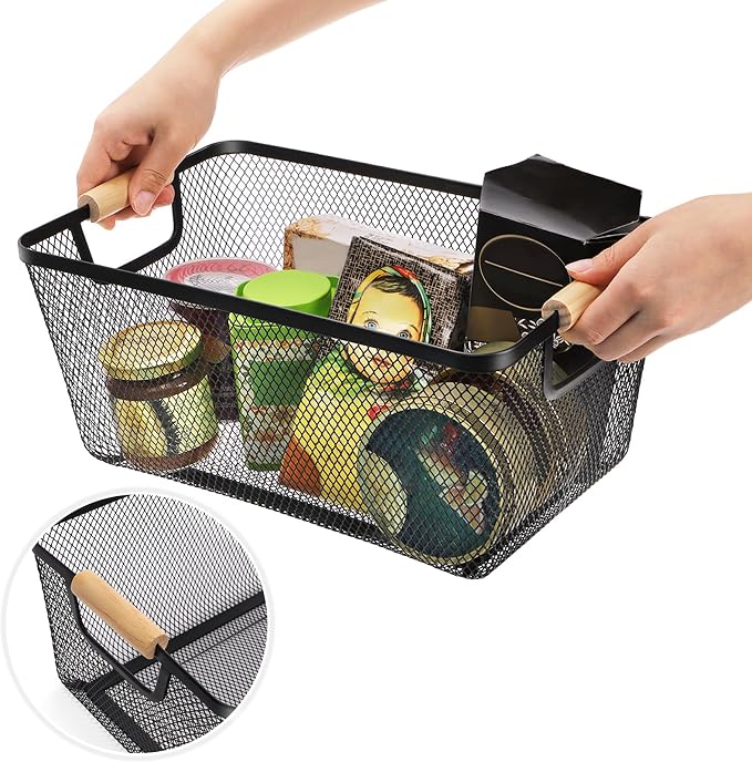 Noamus 3 Pack Metal Mesh Basket - Image 3