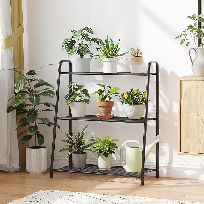 Kitsanery Metal Plant Stand Indoor Outdoor - Image 9