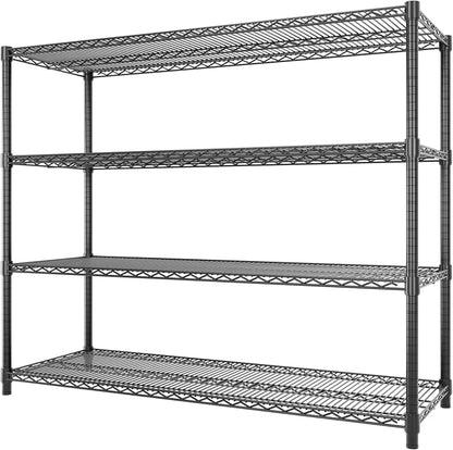 Garvee 4-Tier Wire Shelving 2560LBS Heavy Duty Storage Shelves Garage Rack | by Garvee