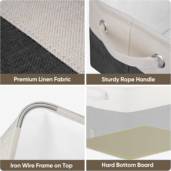BALEINE 1 Pack Fabric Storage Bins - Image 4