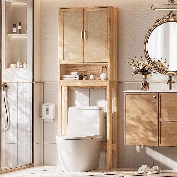Over the Toilet Storage Cabinet, Bathroom Storage Cabinet by INNODToddlerTower