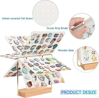 PACMAXI Display Organizers, Brooch Holder, Enamel Pin Pages - Image 2
