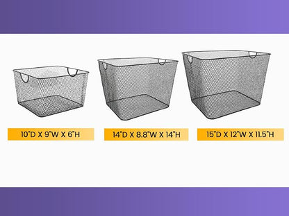 YBM HOME Kitchen Pantry Organizer Wire Baskets - Image 5