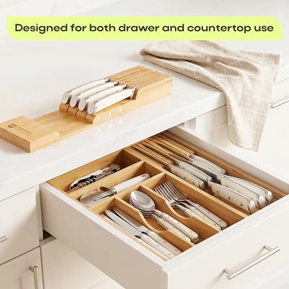 Drawer Organizer with Knife Block - Image 4
