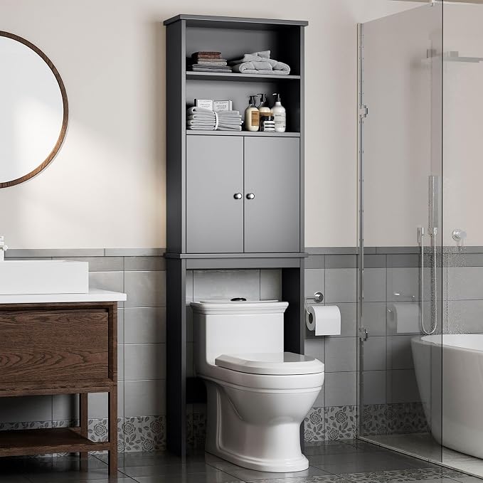 Shintenchi Over The Toilet Storage Cabinet, Bathroom Above The Toilet Rack by Shintenchi%7CFurnitureMadeforRealLife