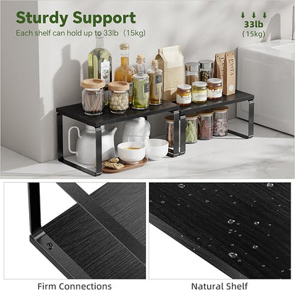 Simple Trending Cabinet Organizer Shelf, Expandable Spice Rack Kitchen Storage - Image 5
