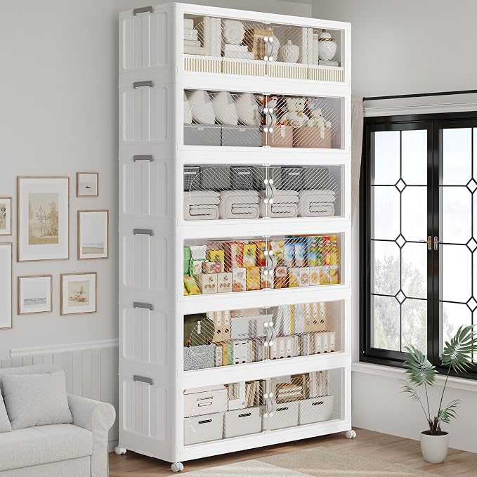 720QT Extra Large Stackable Storage Bins by Fangtueh